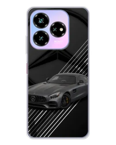 Чехол для ZTE Nubia V60 Design с картинкой «Mercedes AMG — графика»