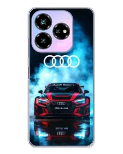 Чехол для ZTE Nubia V60 Design с картинкой «Audi Sport — неон» Чехол для ZTE Nubia V60 Design с картинкой «Audi Sport — неон»