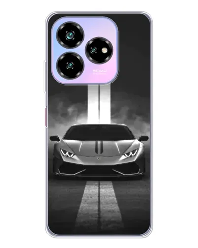 Чехол для ZTE Nubia V60 Design с картинкой «Lamborghini симметрия дорог»