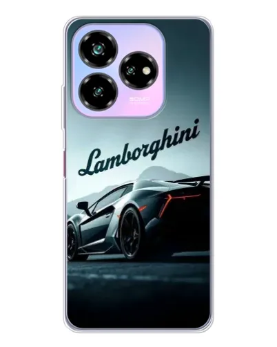Чехол для ZTE Nubia V60 Design с картинкой «Классическая надпись Lamborghini»