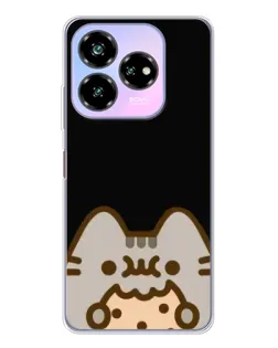 Чехол для ZTE Nubia V60 Design с картинкой «Пушин на черном» Чехол для ZTE Nubia V60 Design с картинкой «Пушин на черном»