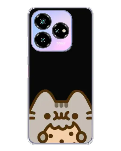 Чехол для ZTE Nubia V60 Design с картинкой «Пушин на черном» Чехол для ZTE Nubia V60 Design с картинкой «Пушин на черном»