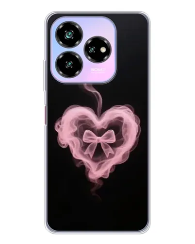 Чехол для ZTE Nubia V60 Design с картинкой «Дымчатое сердце»