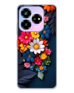 Чохол для ZTE Nubia V60 Design з картинкою «Квіткова феєрія»