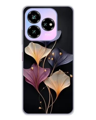 Чехол для ZTE Nubia V60 Design с картинкой «Лиловые цветы грации»