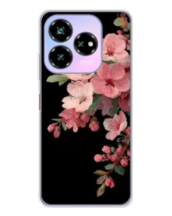 Чохол для ZTE Nubia V60 Design з картинкою «Рожева гілка сакури»