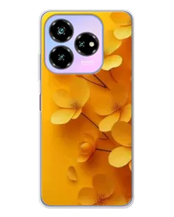 Чохол для ZTE Nubia V60 Design з картинкою «Золоті пелюстки»
