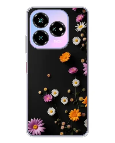 Чехол для ZTE Nubia V60 Design с картинкой «Цветочная композиция»