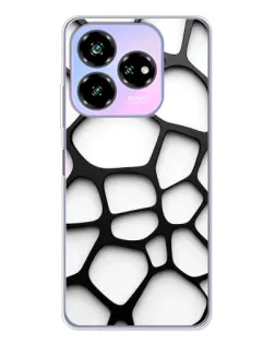 Чохол для ZTE Nubia V60 Design з картинкою «Біла об'ємна сітка» Чохол для ZTE Nubia V60 Design з картинкою «Біла об'ємна сітка»