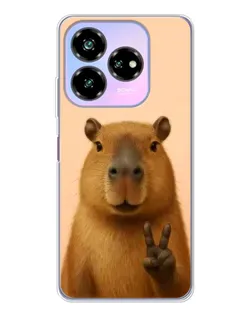 Чохол для ZTE Nubia V60 Design з картинкою «Капібара вікторія»