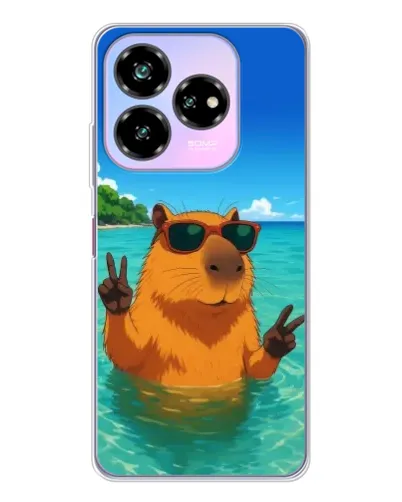 Чохол для ZTE Nubia V60 Design з картинкою «Морська капібара» Чохол для ZTE Nubia V60 Design з картинкою «Морська капібара»