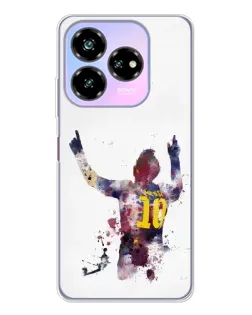 Чехол для ZTE Nubia V60 Design с картинкой «Акварельный Месси Барселона» Чехол для ZTE Nubia V60 Design с картинкой «Акварельный Месси Барселона»