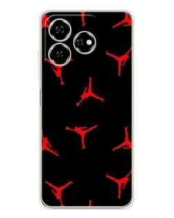 Чохол для ZTE Nubia V60 з картинкою «Jordan Red Pattern» Чохол для ZTE Nubia V60 з картинкою «Jordan Red Pattern»