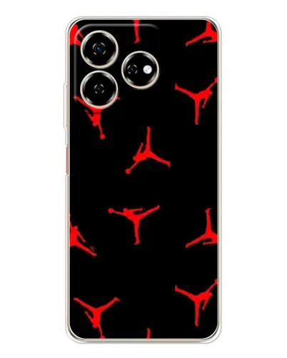 Чехол для ZTE Nubia V60 с картинкой «Jordan Red Pattern» Чехол для ZTE Nubia V60 с картинкой «Jordan Red Pattern»
