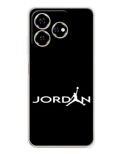 Чохол для ZTE Nubia V60 з картинкою «Jordan White Logo» Чохол для ZTE Nubia V60 з картинкою «Jordan White Logo»