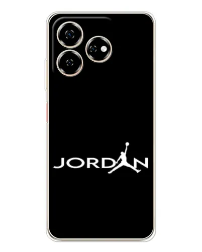 Чехол для ZTE Nubia V60 с картинкой «Jordan White Logo» Чехол для ZTE Nubia V60 с картинкой «Jordan White Logo»