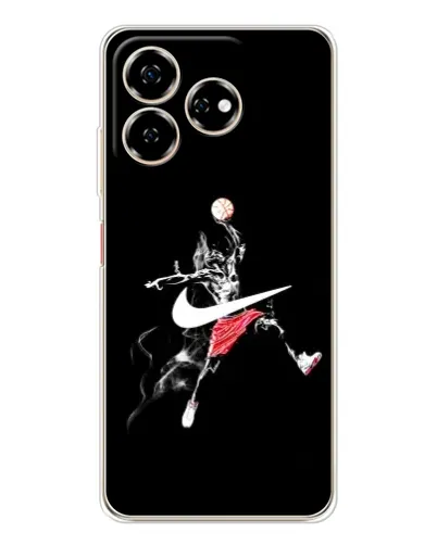 Чехол для ZTE Nubia V60 с картинкой «Jordan Jumpman» Чехол для ZTE Nubia V60 с картинкой «Jordan Jumpman»