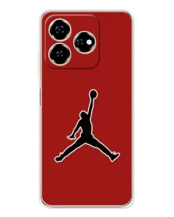 Чохол для ZTE Nubia V60 з картинкою «Jordan Red Back» Чохол для ZTE Nubia V60 з картинкою «Jordan Red Back»