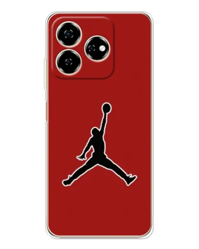 Чехол для ZTE Nubia V60 с картинкой «Jordan Red Back» Чехол для ZTE Nubia V60 с картинкой «Jordan Red Back»