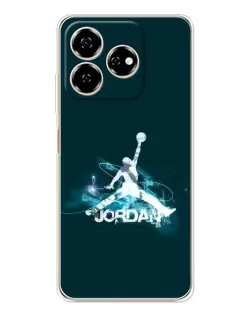 Чохол для ZTE Nubia V60 з картинкою «Jordan Blue Fire» Чохол для ZTE Nubia V60 з картинкою «Jordan Blue Fire»