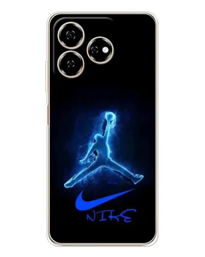 Чехол для ZTE Nubia V60 с картинкой «Jordan Neon Blue» Чехол для ZTE Nubia V60 с картинкой «Jordan Neon Blue»