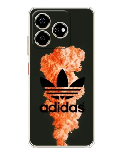 Чехол для ZTE Nubia V60 с картинкой «Оранжевый дым Adidas» Чехол для ZTE Nubia V60 с картинкой «Оранжевый дым Adidas»