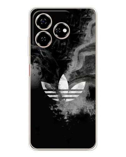 Чехол для ZTE Nubia V60 с картинкой «Абстрактный дым Adidas» Чехол для ZTE Nubia V60 с картинкой «Абстрактный дым Adidas»