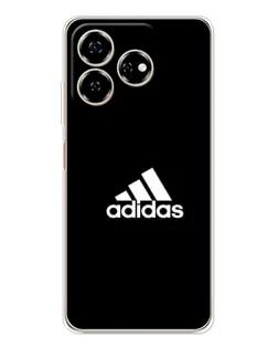 Чехол для ZTE Nubia V60 с картинкой «Черная классика Adidas»