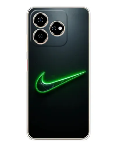 Чехол для ZTE Nubia V60 с картинкой «Неоновый контур Nike» Чехол для ZTE Nubia V60 с картинкой «Неоновый контур Nike»
