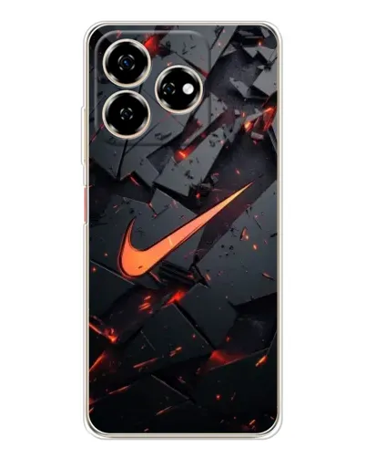 Чехол для ZTE Nubia V60 с картинкой «Nike — эффект разломов» Чехол для ZTE Nubia V60 с картинкой «Nike — эффект разломов»