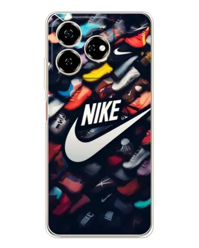 Чехол для ZTE Nubia V60 с картинкой «Коллекция кроссовок Nike» Чехол для ZTE Nubia V60 с картинкой «Коллекция кроссовок Nike»