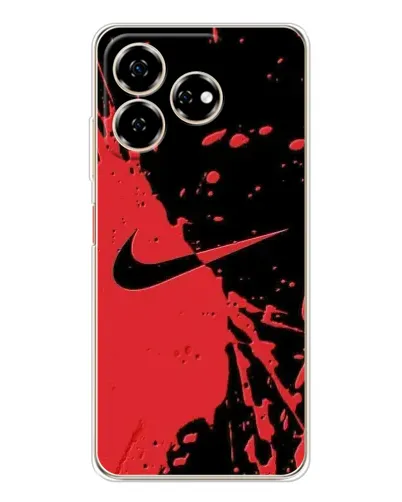 Чехол для ZTE Nubia V60 с картинкой «Красные брызги Nike» Чехол для ZTE Nubia V60 с картинкой «Красные брызги Nike»