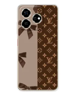 Чехол для ZTE Nubia V60 с картинкой «Louis Vuitton — банты»
