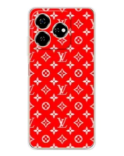 Чехол для ZTE Nubia V60 с картинкой «Яркий паттерн LV»