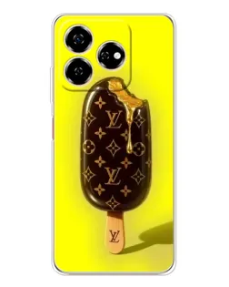 Чехол для ZTE Nubia V60 с картинкой «Мороженое от LV»