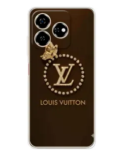 Чехол для ZTE Nubia V60 с картинкой «LV — золотая печать»