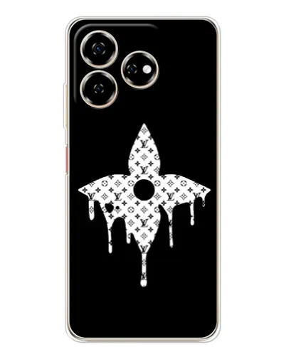 Чехол для ZTE Nubia V60 с картинкой «Цветочная монограмма» Чехол для ZTE Nubia V60 с картинкой «Цветочная монограмма»