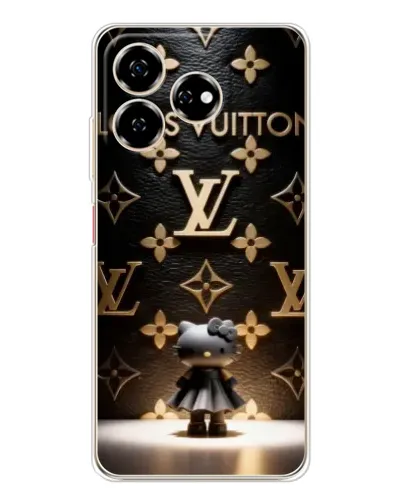 Чехол для ZTE Nubia V60 с картинкой «Монограмма с фигурой» Чехол для ZTE Nubia V60 с картинкой «Монограмма с фигурой»