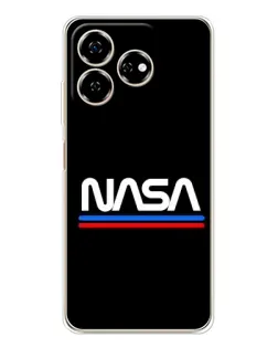 Чохол для ZTE Nubia V60 з картинкою «NASA — класика Red Blue» Чохол для ZTE Nubia V60 з картинкою «NASA — класика Red Blue»