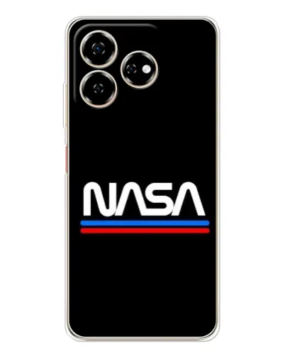Чехол для ZTE Nubia V60 с картинкой «NASA — классика Red Blue» Чехол для ZTE Nubia V60 с картинкой «NASA — классика Red Blue»