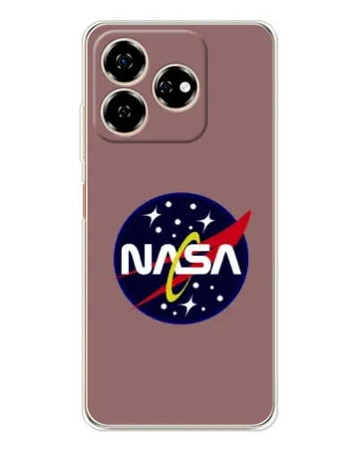 Чехол для ZTE Nubia V60 с картинкой «NASA — ретро космос» Чехол для ZTE Nubia V60 с картинкой «NASA — ретро космос»