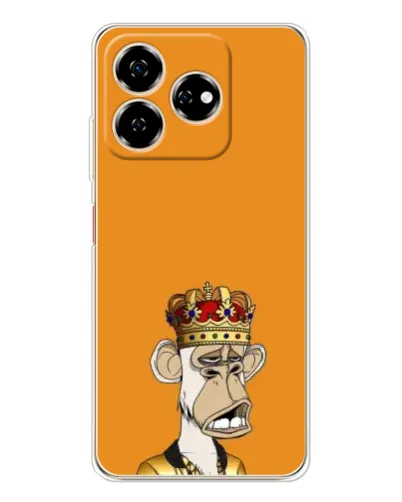 Чехол для ZTE Nubia V60 с картинкой «Золотая обезьяна Bored Ape»