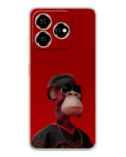 Чохол для ZTE Nubia V60 з картинкою «Bored Ape в червоному» Чохол для ZTE Nubia V60 з картинкою «Bored Ape в червоному»
