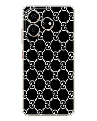 Чехол для ZTE Nubia V60 с картинкой «Gucci — сетчатый паттерн»