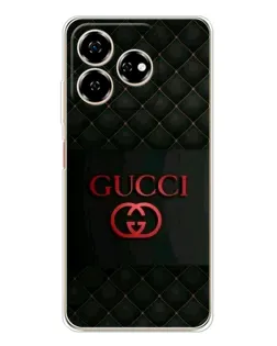 Чехол для ZTE Nubia V60 с картинкой «Gucci — стеганый черный»