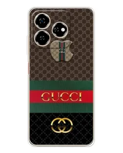 Чехол для ZTE Nubia V60 с картинкой «Gucci — брендированный десерт»