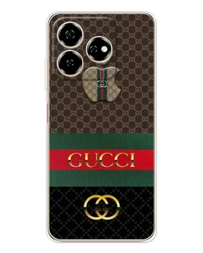 Чехол для ZTE Nubia V60 с картинкой «Gucci — брендированный десерт»