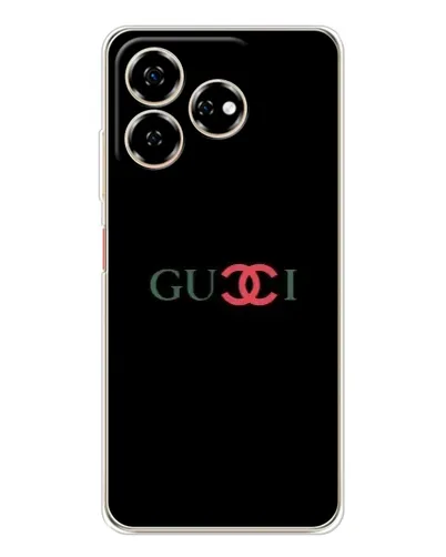 Чехол для ZTE Nubia V60 с картинкой «Gucci — красный градиент»