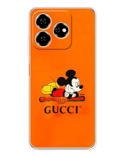 Чехол для ZTE Nubia V60 с картинкой «Микки Маус Gucci — оранж» Чехол для ZTE Nubia V60 с картинкой «Микки Маус Gucci — оранж»