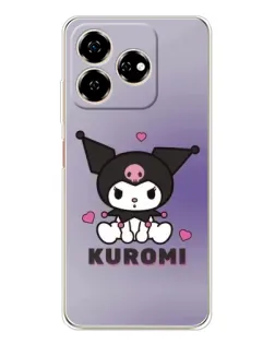 Чехол для ZTE Nubia V60 с картинкой «Kuromi — фиолетовый арт» Чехол для ZTE Nubia V60 с картинкой «Kuromi — фиолетовый арт»